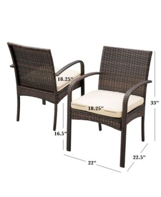 Rosario Outdoor Dining Chairs, Set of 2