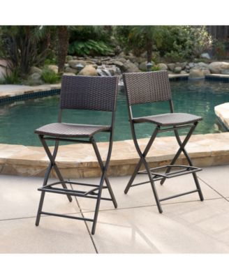 Margarita Outdoor Barstools, Set of 2