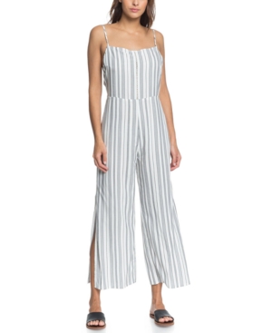 image of Roxy Juniors- Feelings Catcher Striped Strappy Jumpsuit