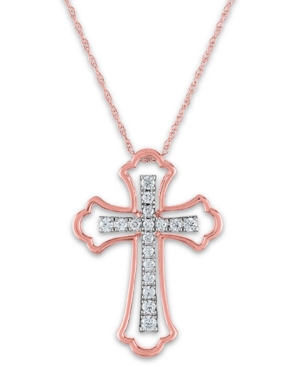 image of Diamond Cross Two-Tone 18