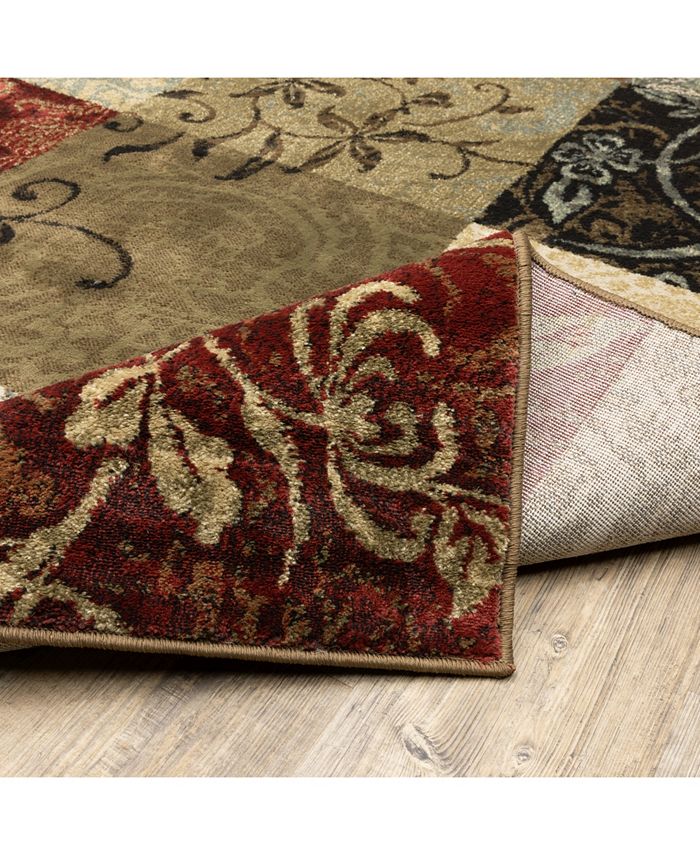 JHB Design Hardy HAR02 6'7" x 9'2" Area Rug Macy's