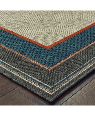 Latitude 8021L 5'3" x 7'3" Outdoor Area Rug