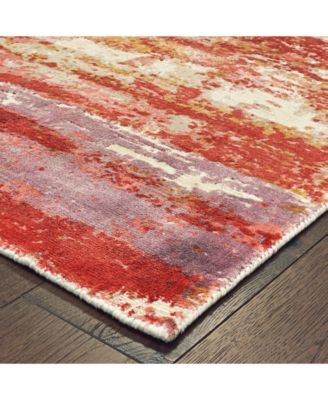 Formations 70004 Pink 8' x 10' Area Rug