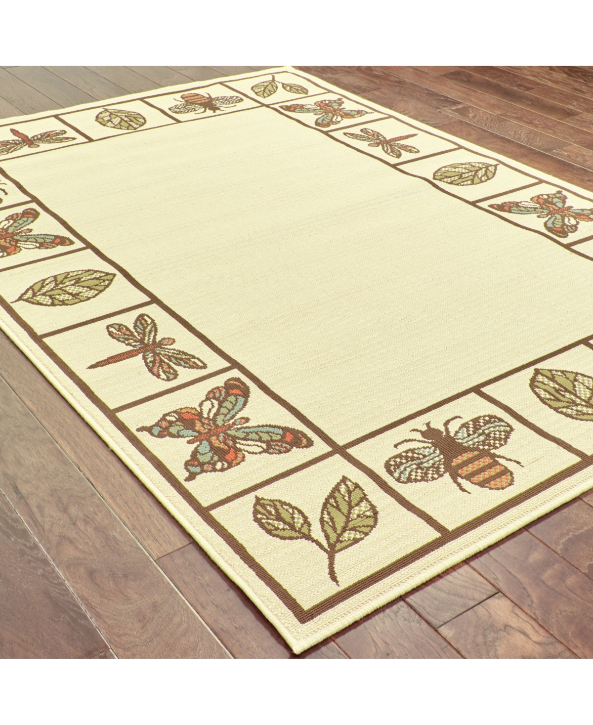 Shop Jhb Design Negril Neg01 Ivory 6'7" X 9'6" Outdoor Area Rug In Ivory,cream