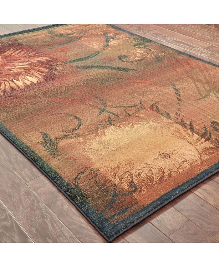 JHB Design Kismet KIS011 Brown 5'3" x 7'6" Area Rug Macy's