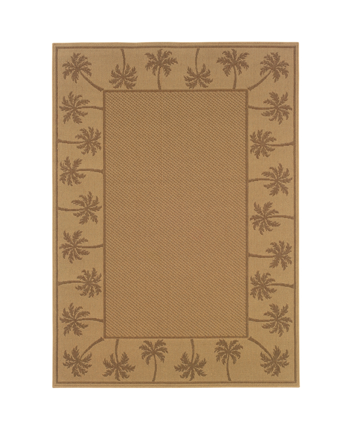Jhb Design Veranda VER03 7'3in x 10'6in Outdoor Area Rug - Beige