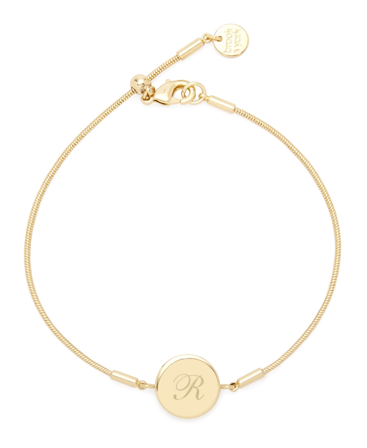 Wren Initial Bracelet - Gold Z
