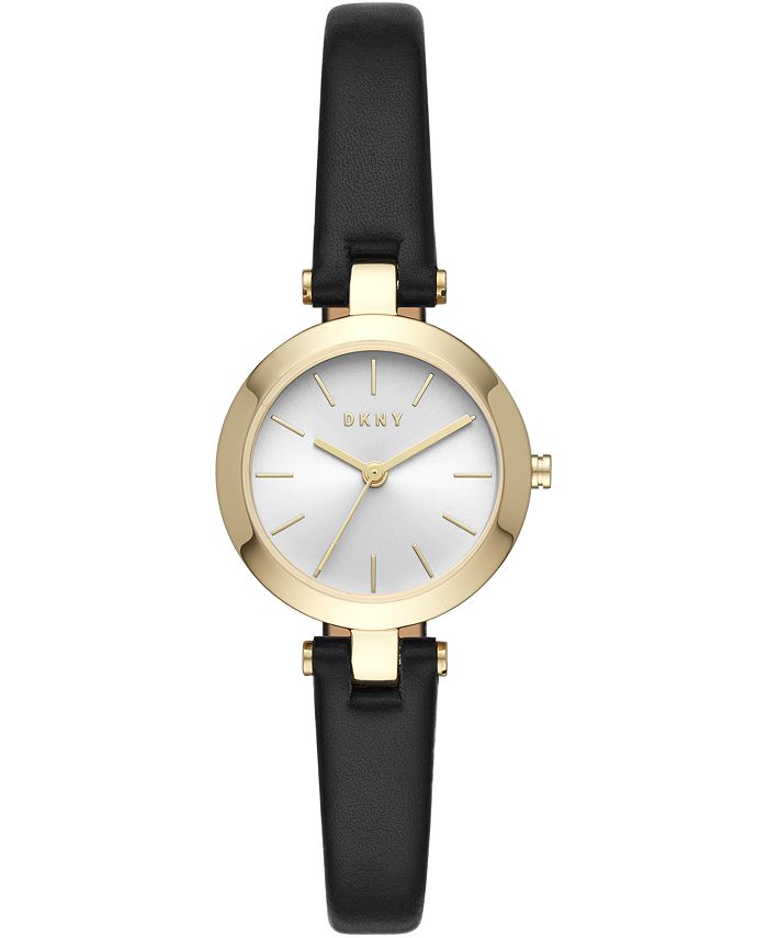 Dkny leather strap discount watch