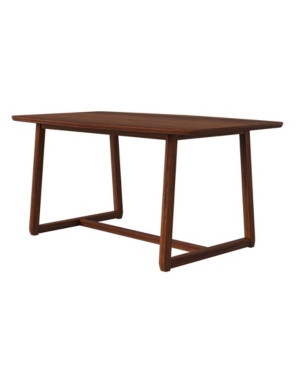 Handy Living Millie Mid Century Modern Rectangular Wood Dining Table