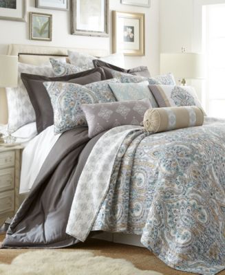 Levtex Rome Damask Reversible Quilt Sets - Macy's