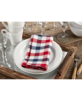 Gingham Check Napkin Set of 4