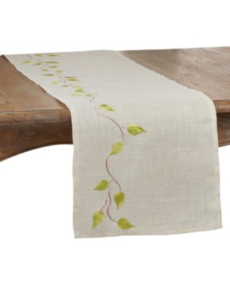 Embroidered Vine Runner