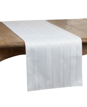 Saro Lifestyle Stripe Jacquard Runner