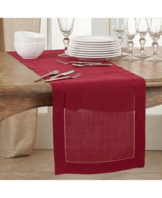 Runner with Hemstitched Border