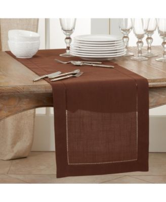 Runner with Hemstitched Border