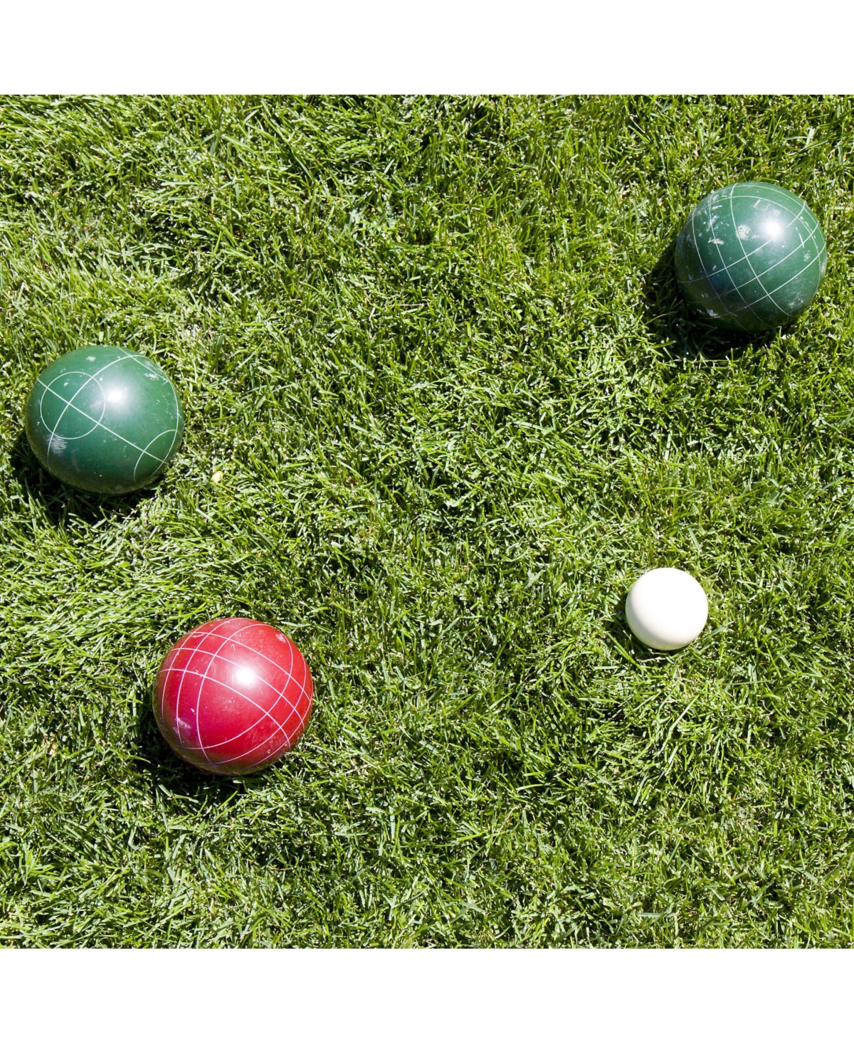 Hey Play Bocce Ball Set - Outdoor Family Bocce Game For Backyard, Lawn, Beach And More