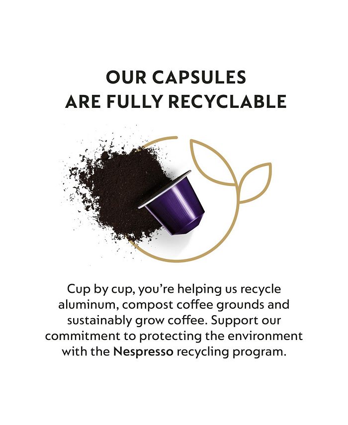 Nespresso - Capsules OriginalLine,  Ispirazione Firenze Decaffeinato Arpeggio, Dark Roast Espresso Coffee, 50-Count Espresso Pods, Brews 1.35-oz.