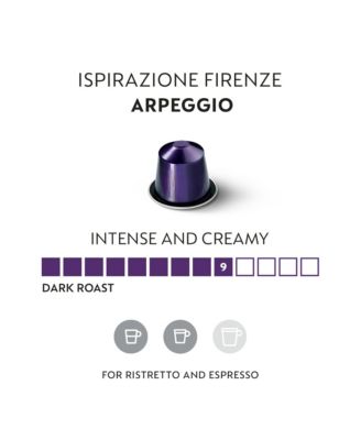 Capsules OriginalLine,  Ispirazione Firenze Arpeggio, Dark Roast Espresso Coffee, 50-Count Espresso Pods, Brews 1.35 oz