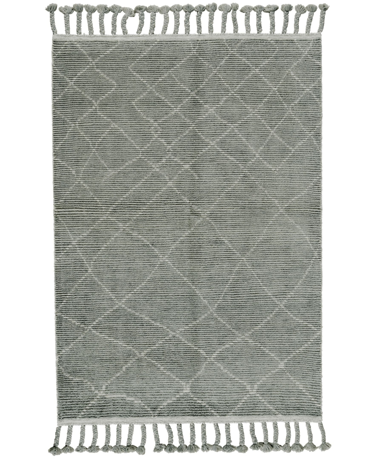 Closeout! Feizy Elizabeth R6777 5'6in x 8'6in Area Rug - Ash