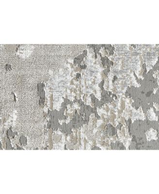 Micah R3336 Silver 2'10" x 7'10" Runner Rug
