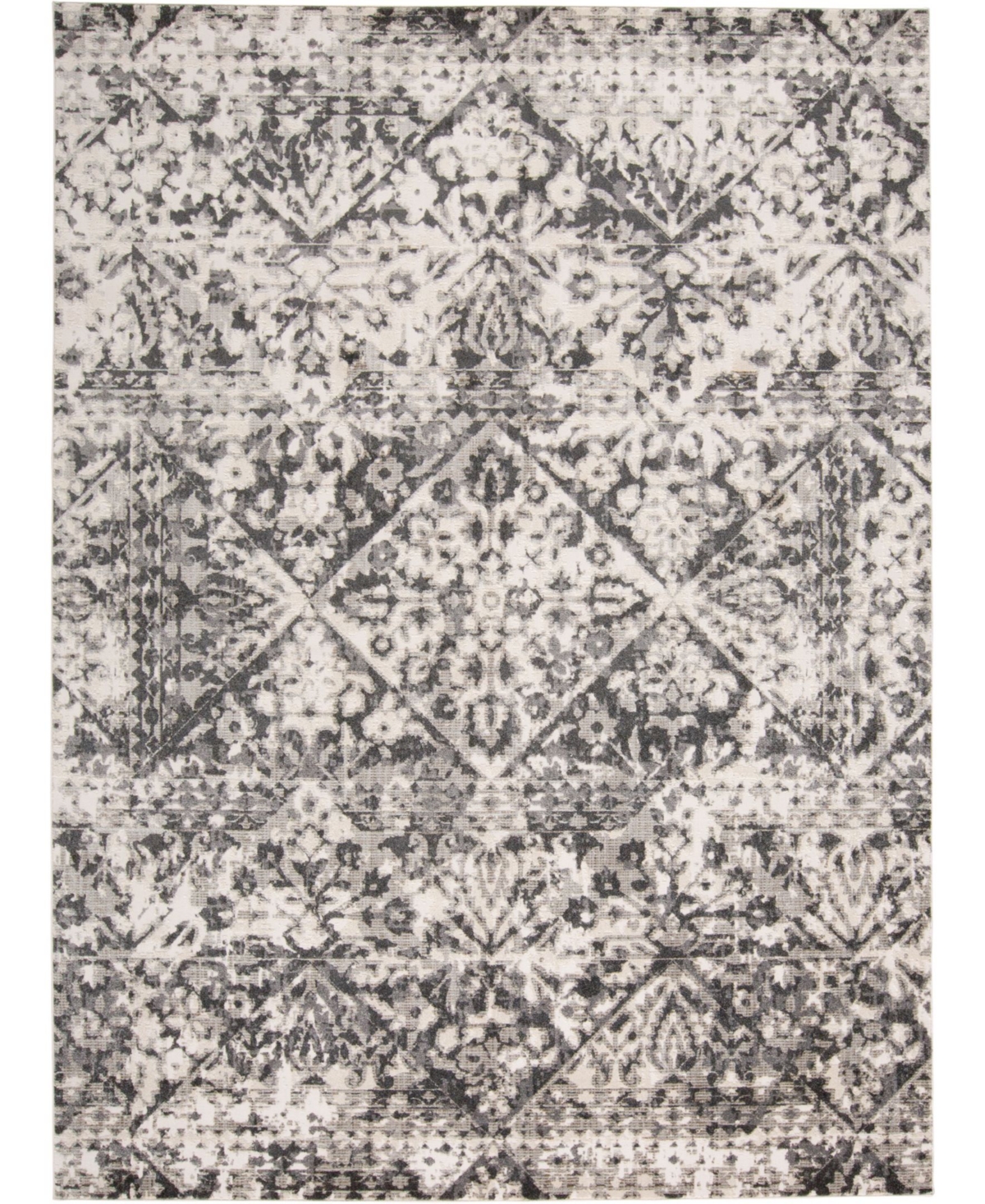 Feizy Kori R3876 Charcoal 5'3in x 7'6in Area Rug - Charcoal