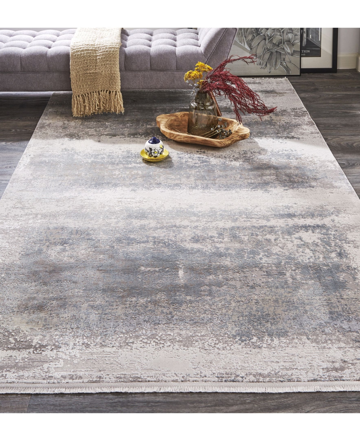 Feizy Cadiz R3888 Silver 2'2
