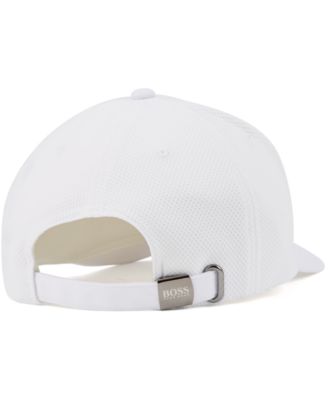 Hugo Boss Men's Cap-Mesh White Hat