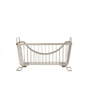 Spectrum Diversified Ashley Stackable Wire Basket with Raised Feet and Looped Handles Small