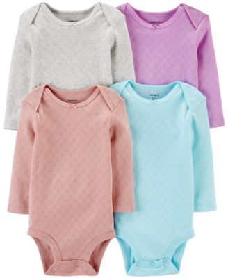 carter's solid onesies