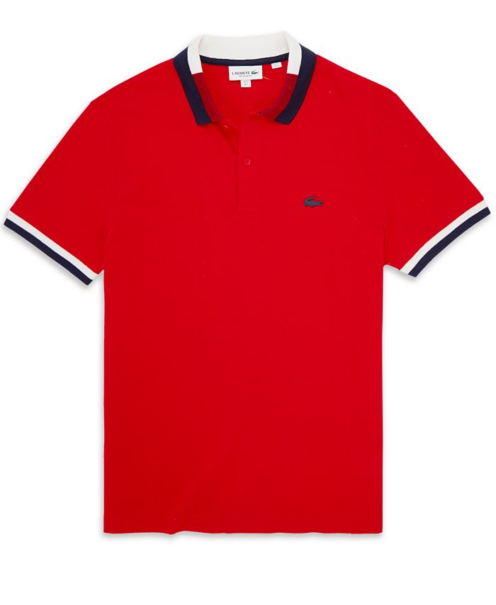 Lacoste Men's Regular-Fit Piqué Polo Shirt, for Macy's Reviews - Polos - Men -