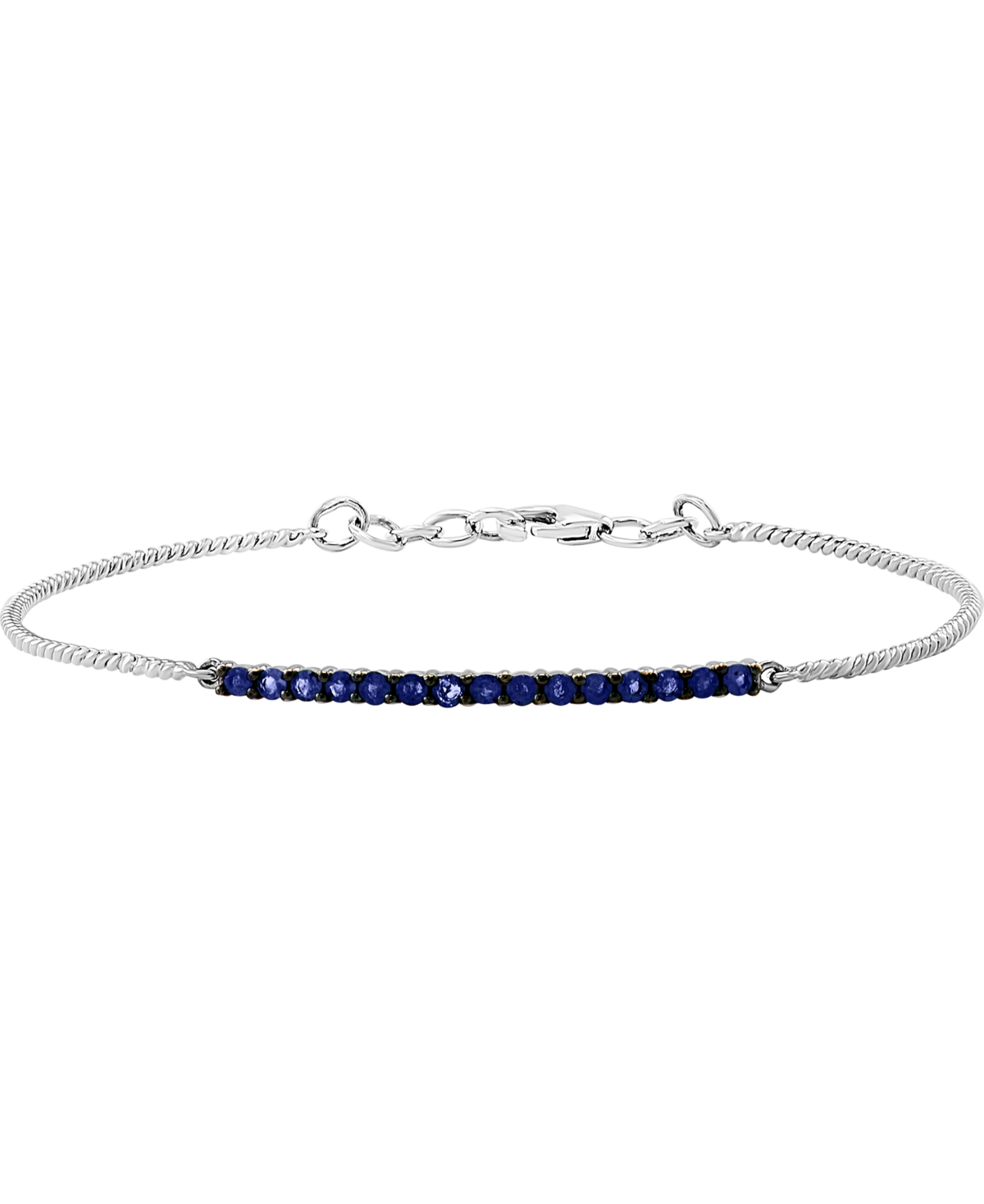 Lali Jewels Sapphire (5/8 ct. t.w.) Tennis Bracelet in 14k White Gold (Also in Ruby & Emerald)