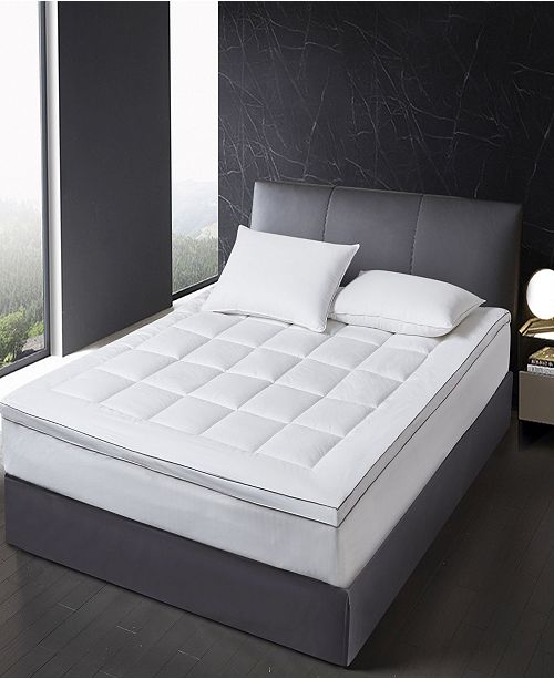 Scott Living Tencel and Polyester Filled Mattress Topper ...