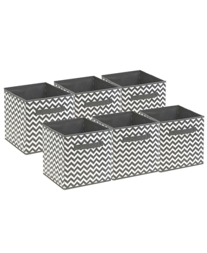 Sorbus Foldable Storage Cube Basket Bin Set of 6