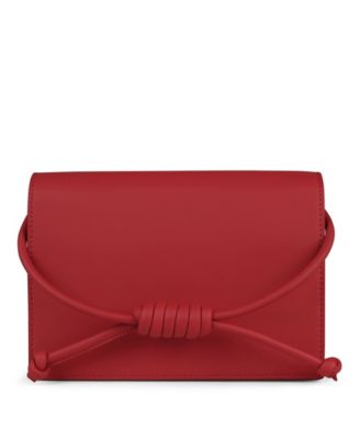 red clutch bag next