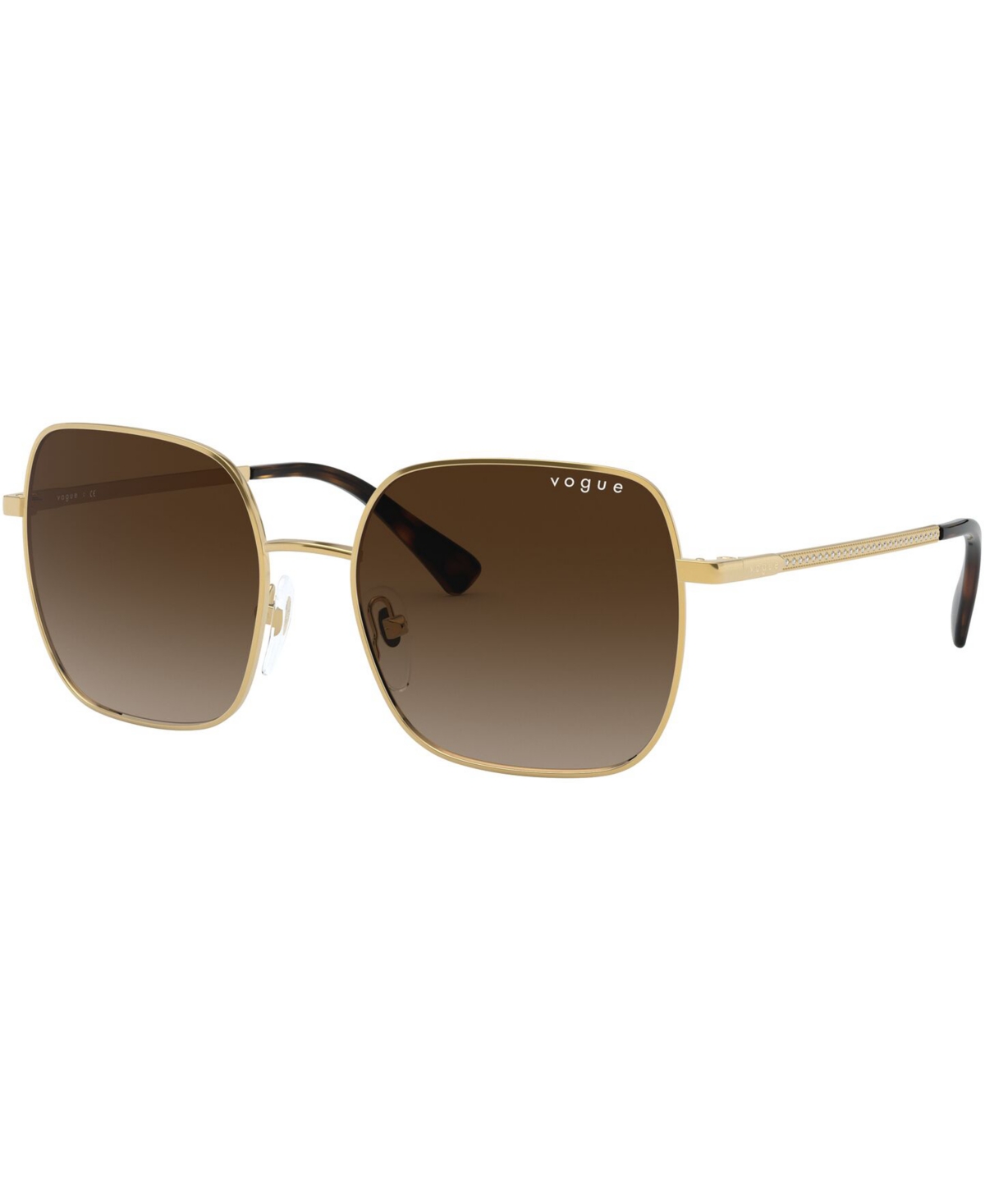Vogue Eyewear Sunglasses In Gold,brown Gradient