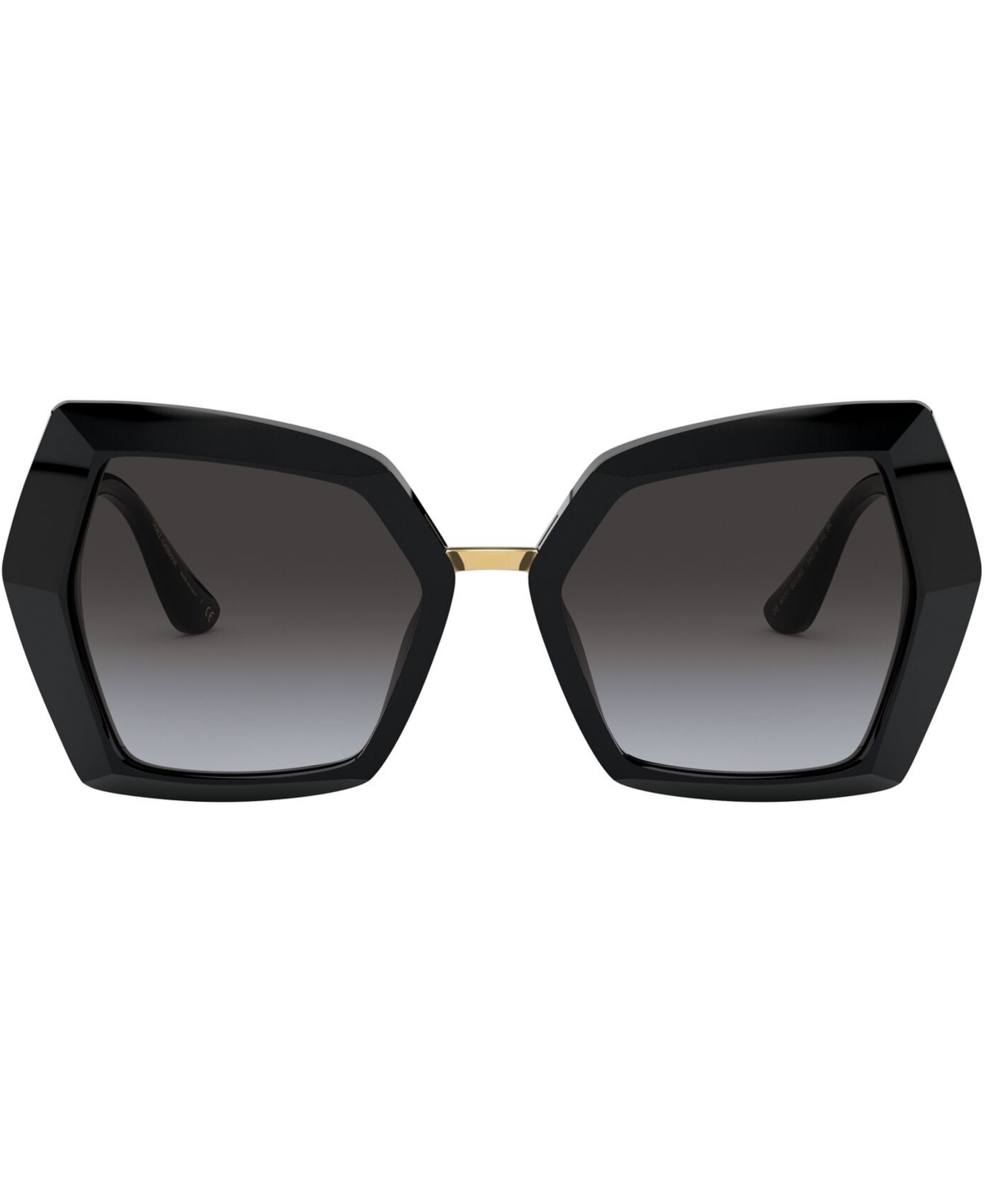 Shop Dolce & Gabbana Sunglasses, Dg4377 In Black,grey Gradient