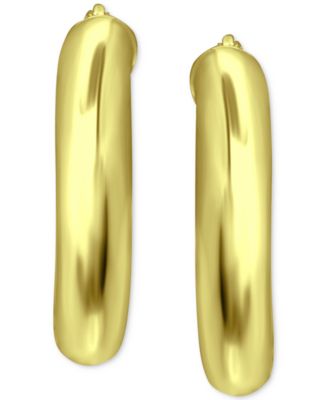 Polished Hoop Earrings