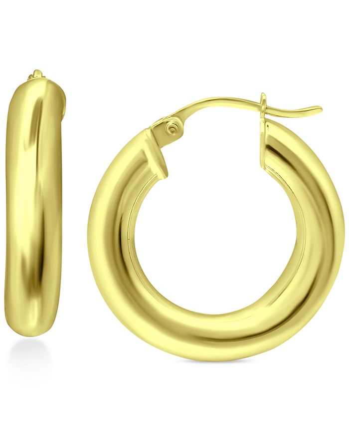 Giani Bernini Polished Hoop Earrings, 25mm, Created for Macy's - Macy's