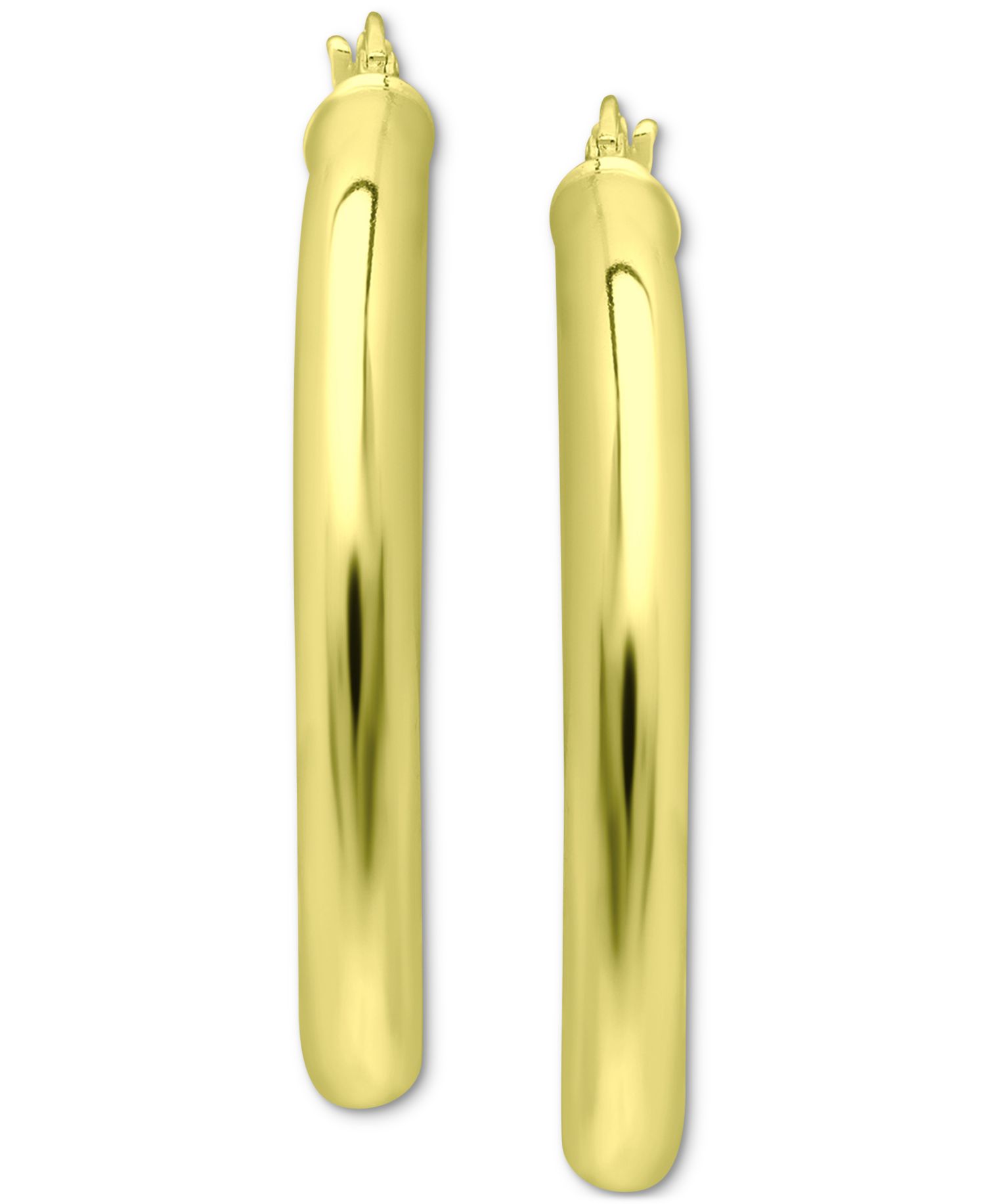 Polished Hoop Earrings