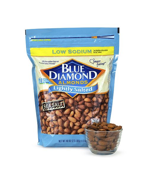 Blue Diamond Lightly Salted Almonds, 40 oz & Reviews ...