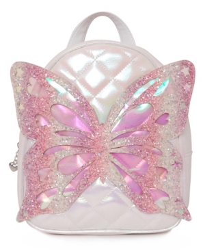 image of Omg! Accessories Big Girls Miss Butterfly Quilted Mini Backpack