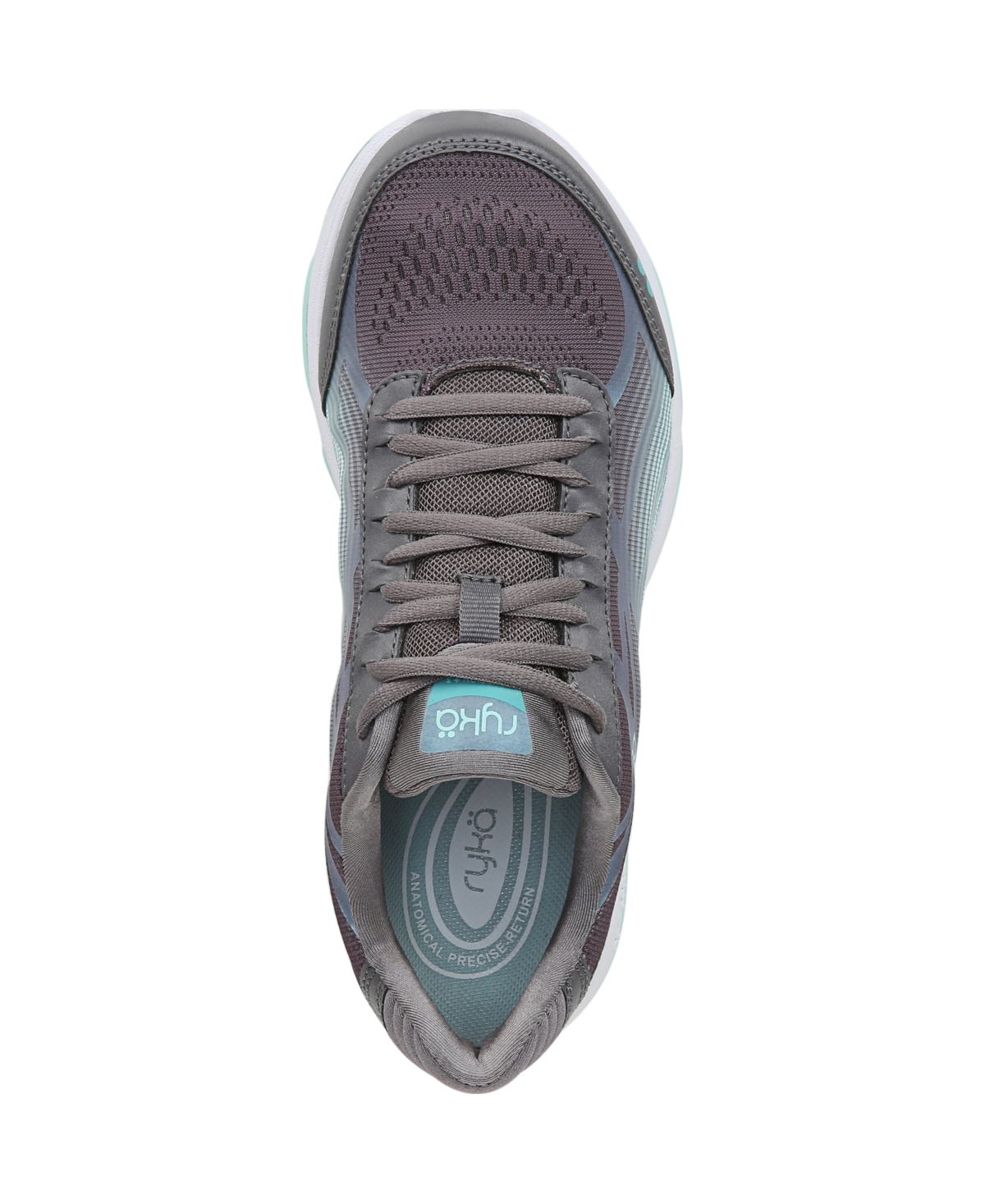 Ryka Women's Devotion Plus 3 Walking Shoes Women's Shoes In Quiet Gray Mesh Fabric