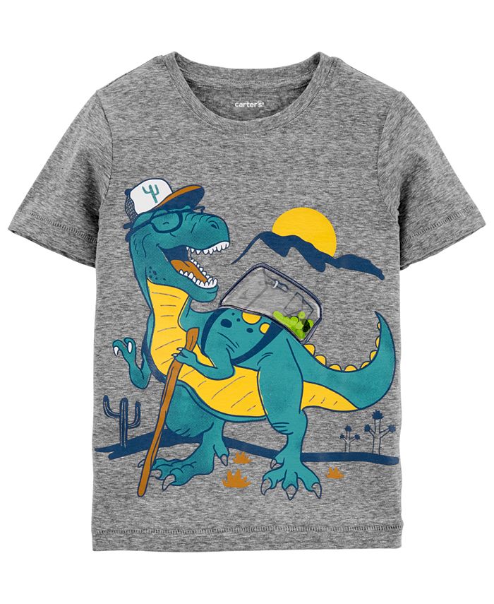 Carter's Toddler Boys Dino Backpack T-Shirt - Macy's
