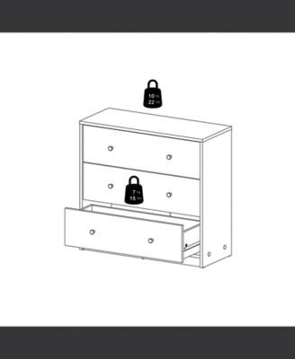 Portland 3-Drawer Chest