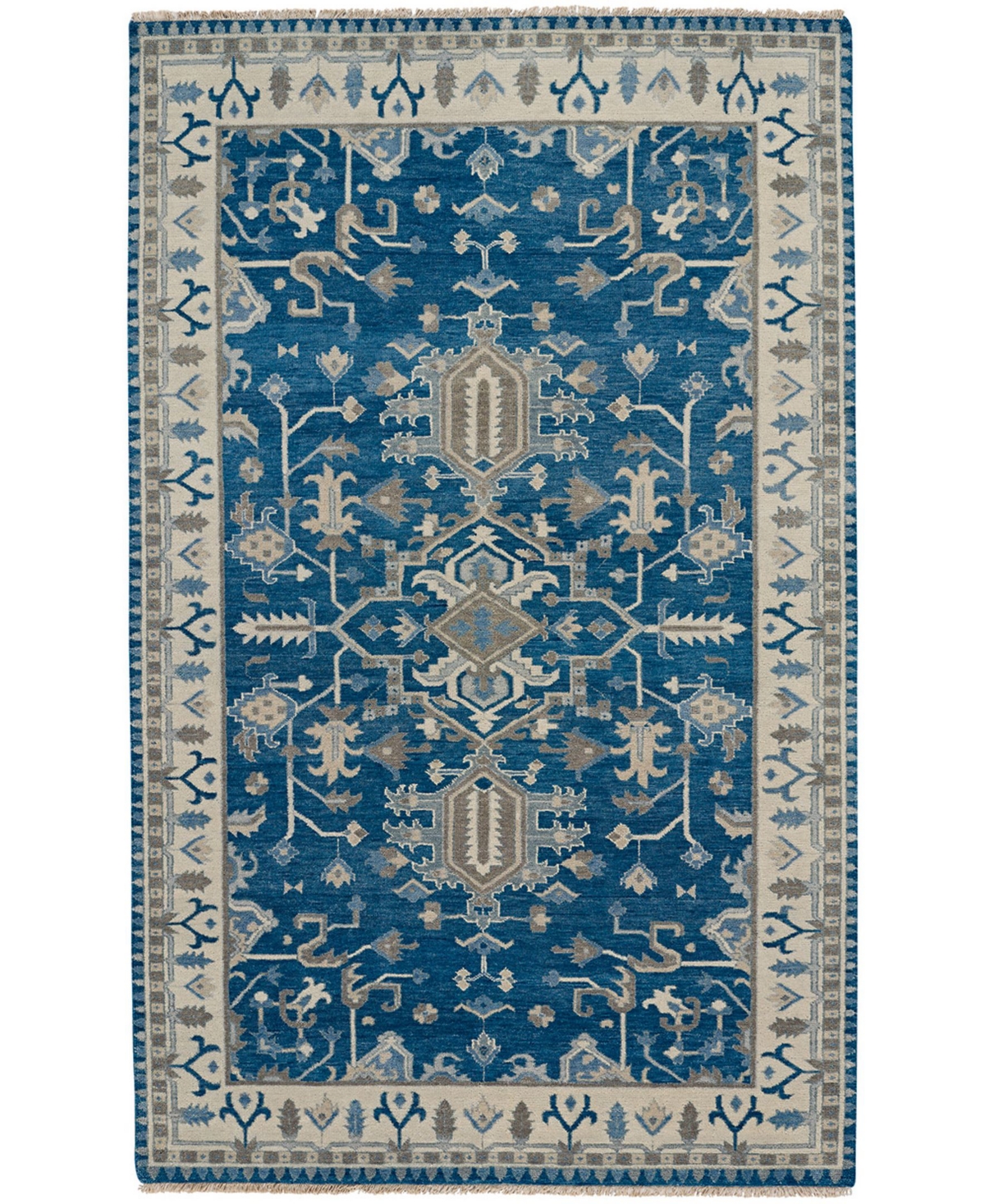 Capel Solace 440 Cobalt 2'6in x 9' Runner Area Rug - Blue