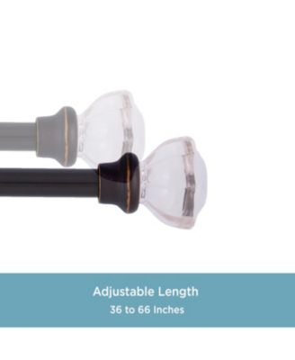 Mashapee 1" Premium Decorative Window Curtain Rod