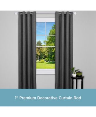 Khaleesi 1" Premium Decorative Window Curtain Rod
