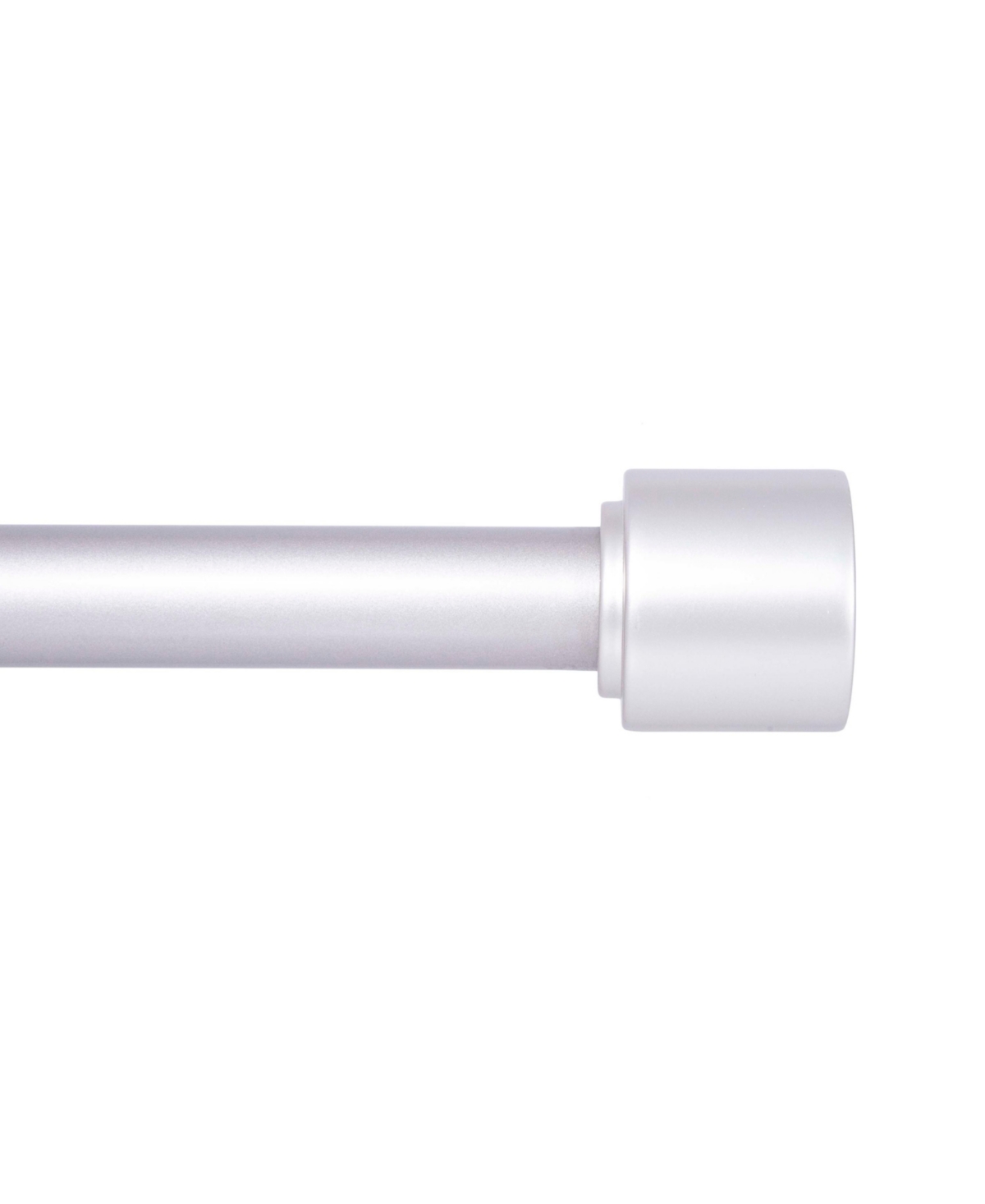 Kenney Astrid 1" Premium Decorative Window Curtain Rod 66-120" Brushed Nickel