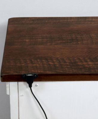 Willow Crest Distressed 3-Drawer Nightstand