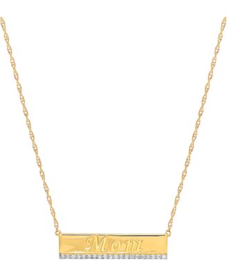Gold Bar Necklace - Macy's